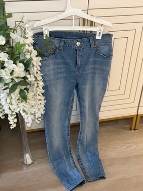 True Religion Women's Medium Blue Skinny Jeans